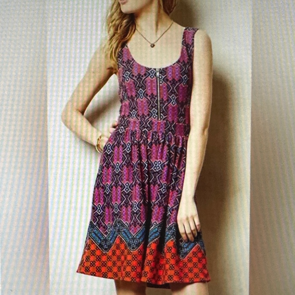 Anthropologie Maeve - Amapola Mini Dress EUC - Picture 10 of 12